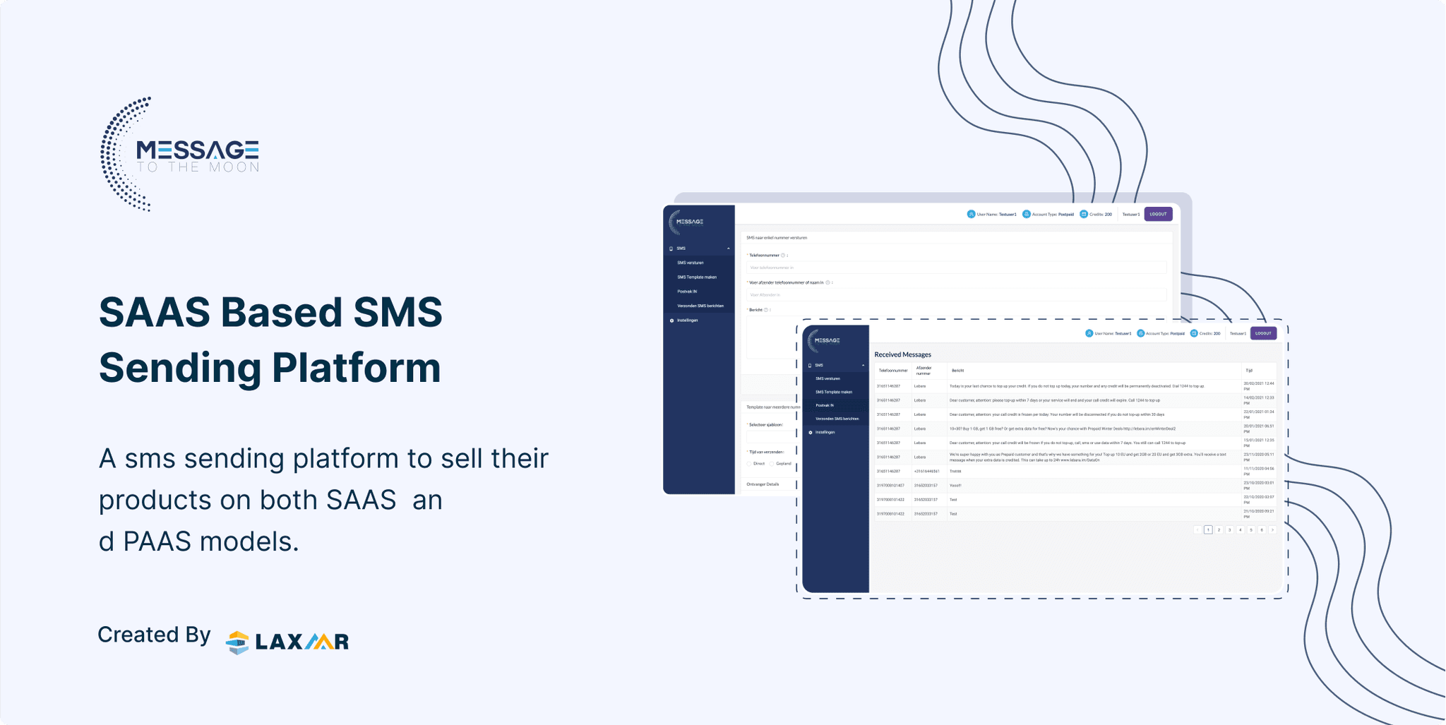 Messagetothemoon | SAAS Based SMS Sending Platform