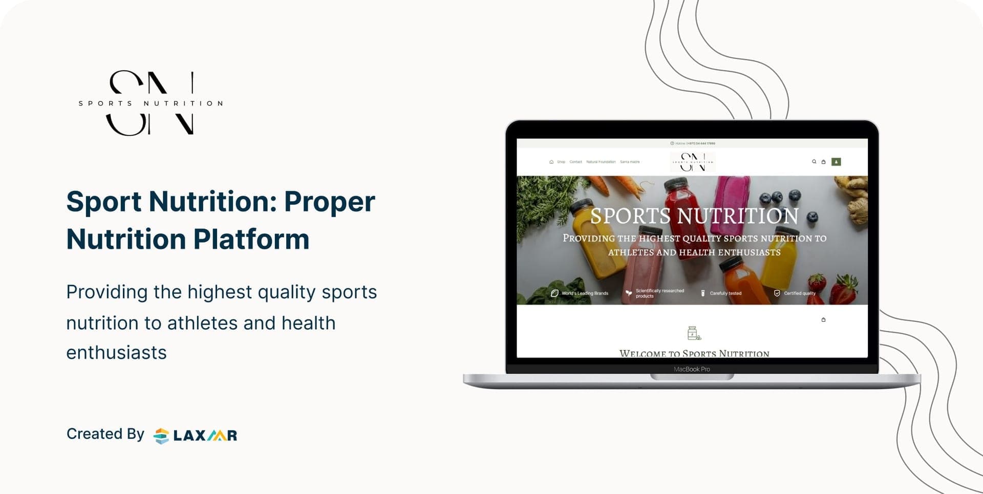 Sports Nutrition | Platform selling nutrition-based products.