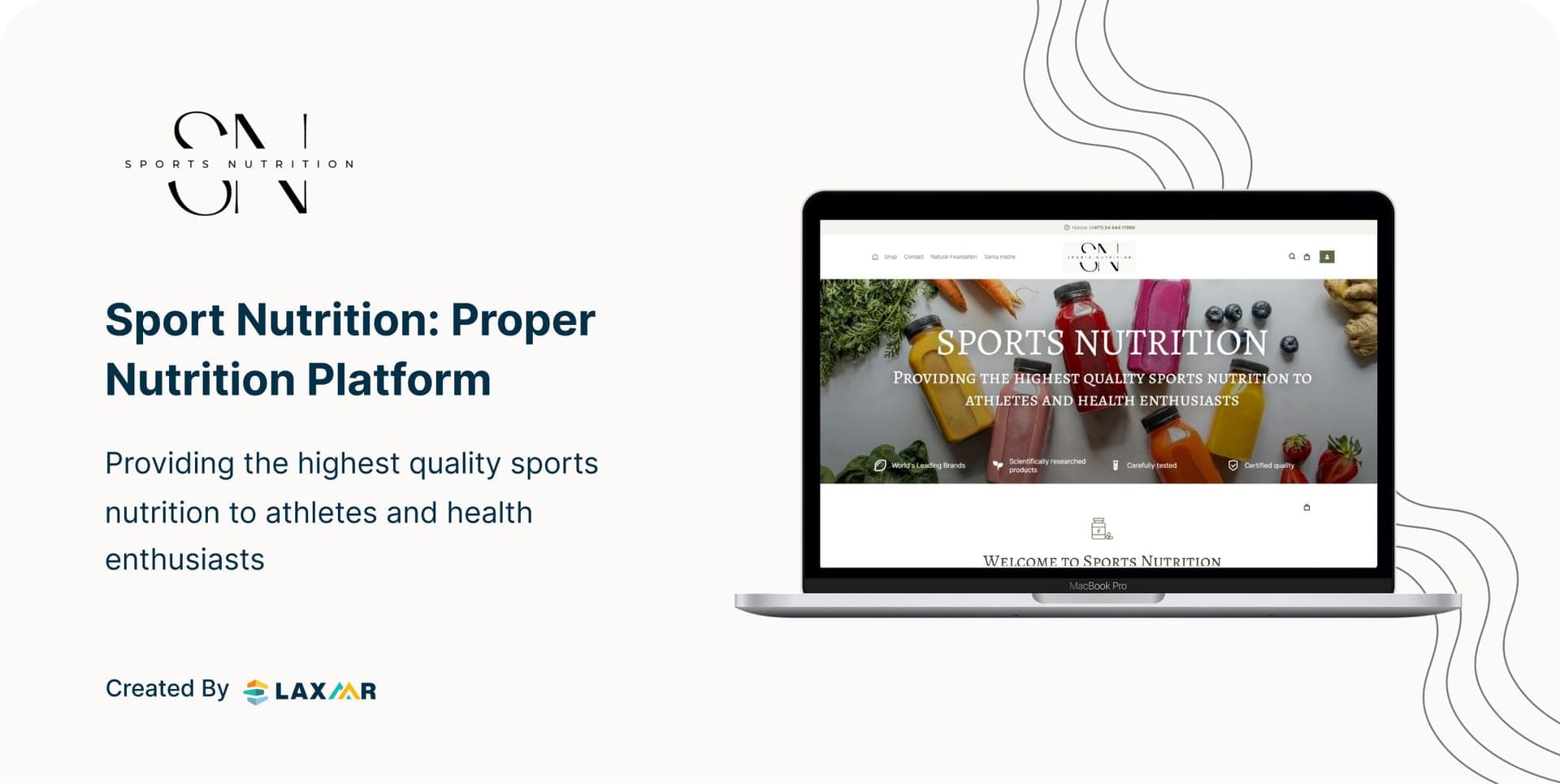 Sports Nutrition | Platform selling nutrition-based products.