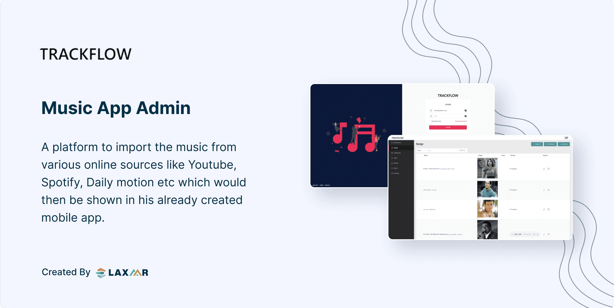 Trackflow | Music App Admin