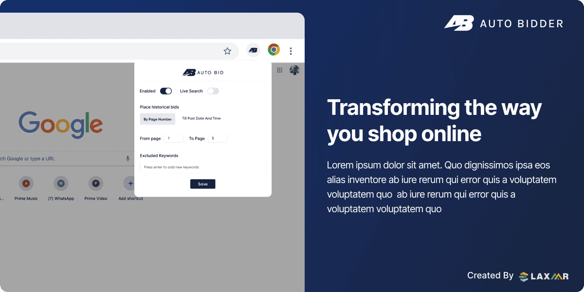 Auto-Bidder | Auto - Bidding Chrome Extension