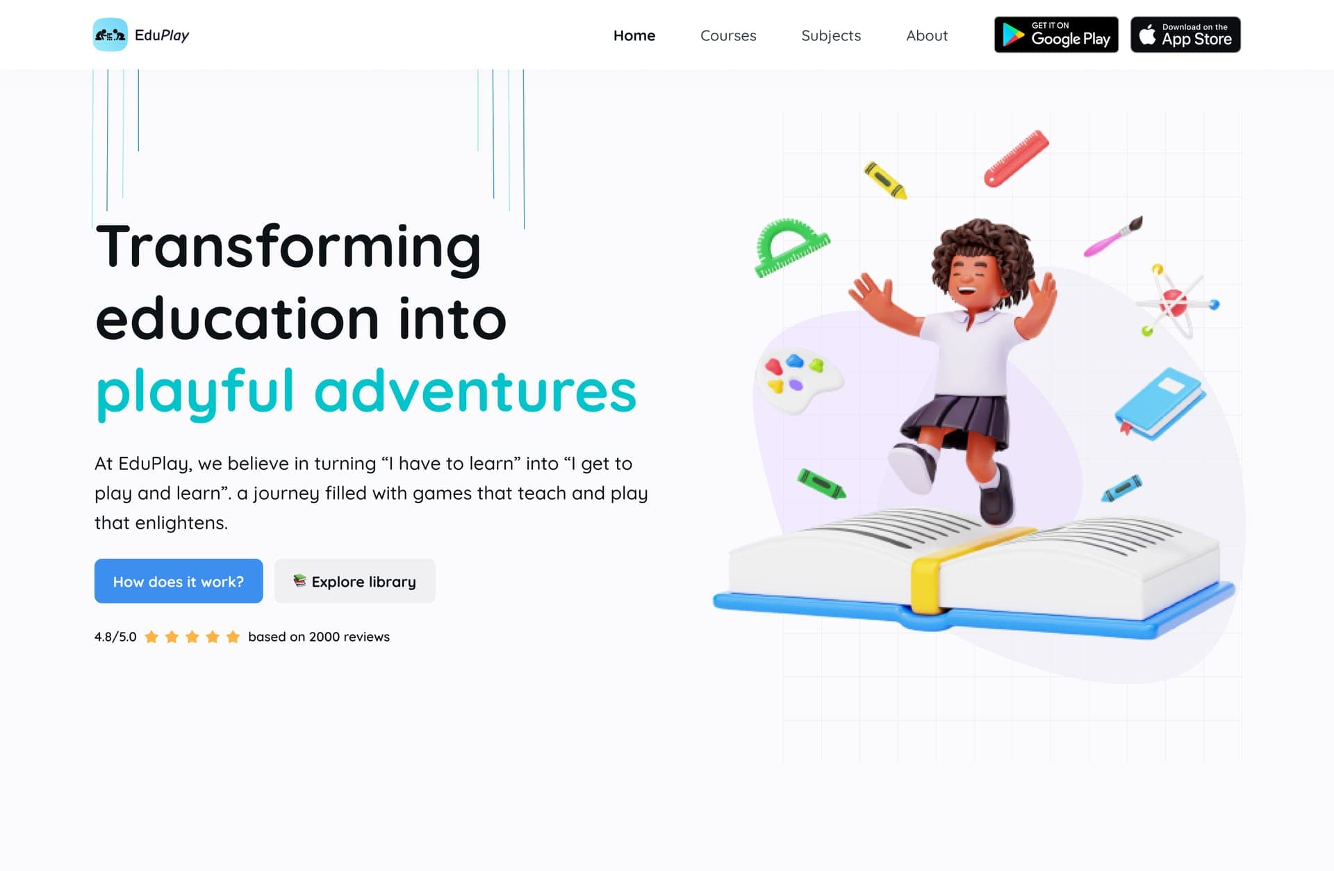 EduPlay - Ready-to-Launch E-Learning Platform Solution dashboard