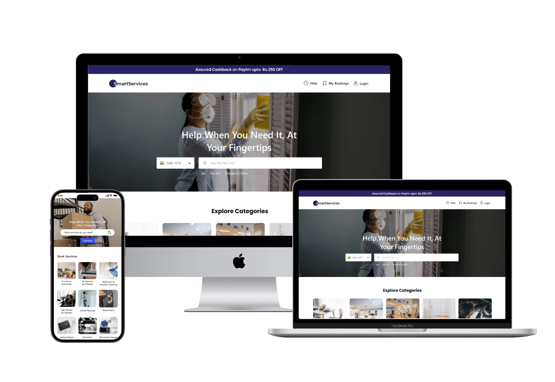 SmartService on-demand service app